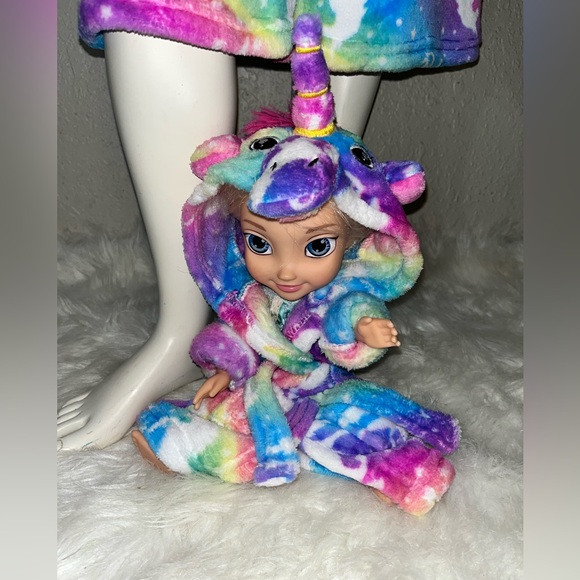 COPY - Doctor Unicorn matching doll & girl unicorn bathrobe. - Picture 3 of 5